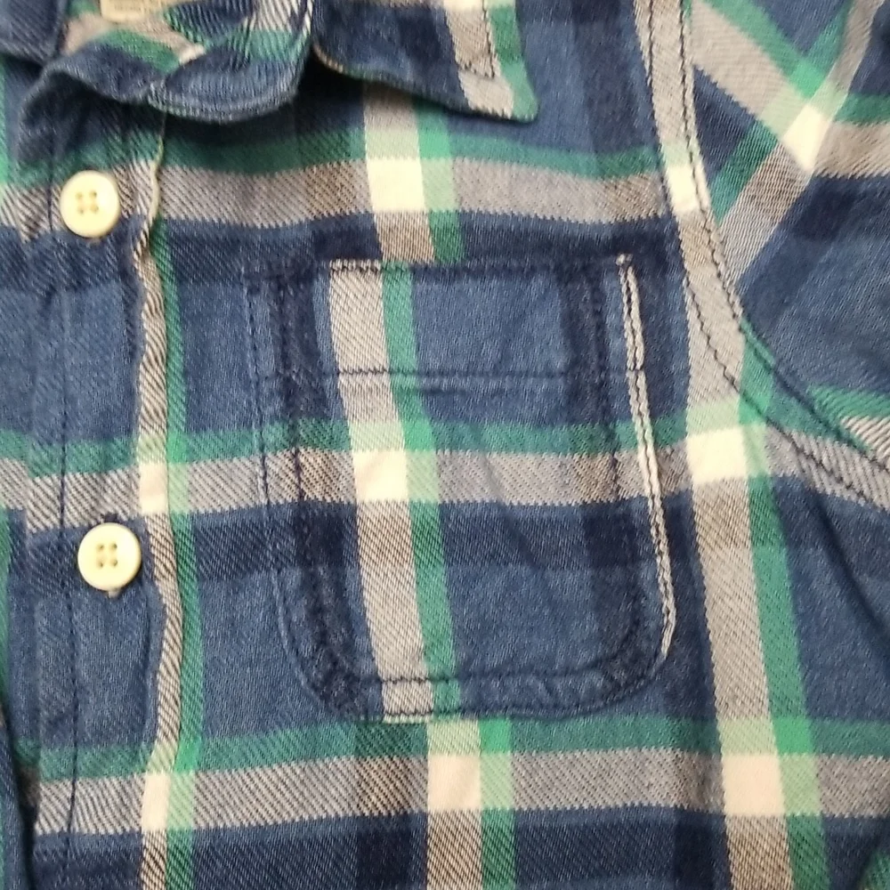 Oshkosh Matching Twin Flannel Buttondown Bundle 4T